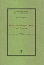 De elegantia lingue latine. Prolegomena