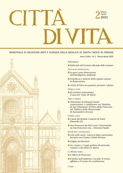 Città di vita (2025). Vol. 2: Marzo-aprile - copertina