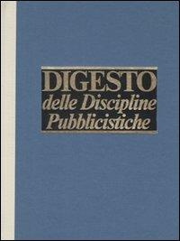 Digesto delle discipline pubbliciste. Aggiornamento. Vol. 3 - copertina