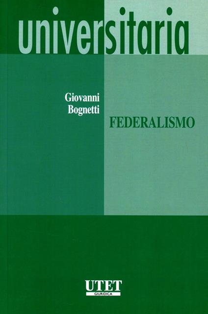 Federalismo - Giovanni Bognetti - copertina