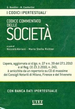 Libro Codice commentato delle società. Con CD-ROM 