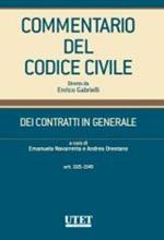 Commentario al Codice civile. Contratti in generale. Vol. 1: Artt.: 1321-1349