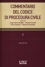Commentario del codice di procedura civile. Vol. 2: Articoli 99-162