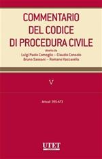 Commentario del codice di procedura civile. Vol. 5: Commentario del codice di procedura civile