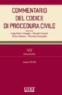 Commentario del codice di procedurre civile. Vol. 7\2: Artt. 670-705. - copertina