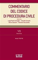 Commentario del codice di procedura civile. Vol. 7/3: Commentario del codice di procedura civile