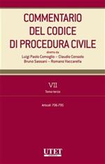 Commentario del codice di procedura civile. Vol. 7/3: Commentario del codice di procedura civile