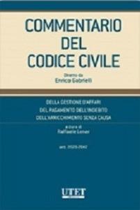 Commentario del codice civile. Della gestione d'affari, del pagamento dell'indebito, dell'arricchimento senza causa (Artt. 2028-2042) - Raffaele Lener - copertina