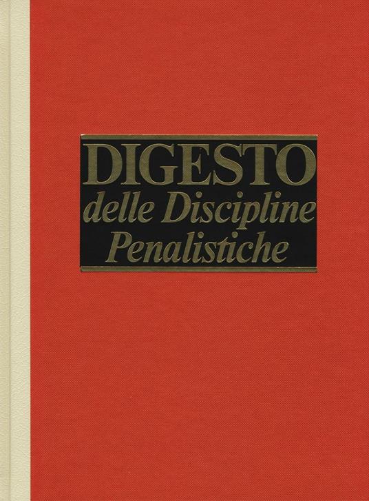 Digesto. Discipline penalistiche. Vol. 9 - copertina
