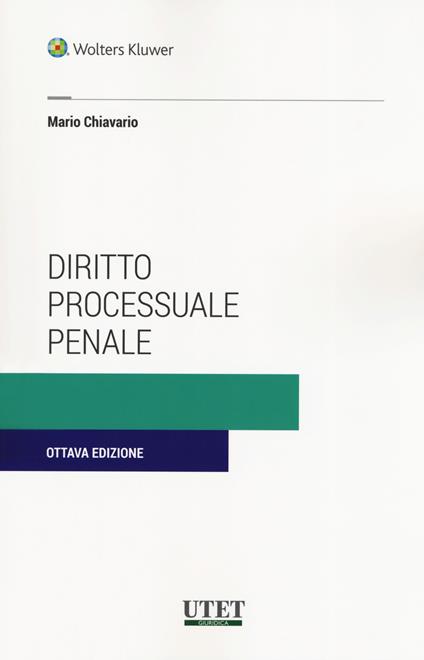 Diritto processuale penale - Mario Chiavario - copertina