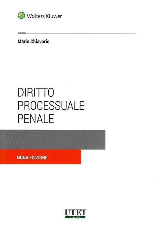 Diritto processuale penale - Mario Chiavario - copertina