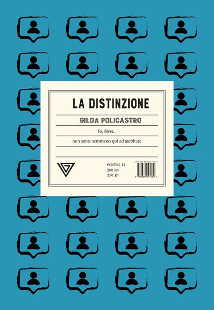La distinzione - Gilda Policastro - copertina