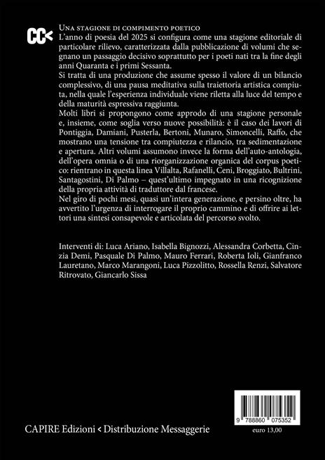 L'anello critico 2025. Una stagione di compimento poetico - 2
