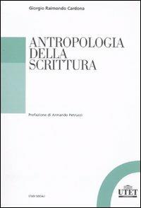 Antropologia della scrittura - Giorgio Raimondo Cardona - copertina