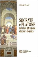 Socrate e Platone nella loro interazione educativa filosofica