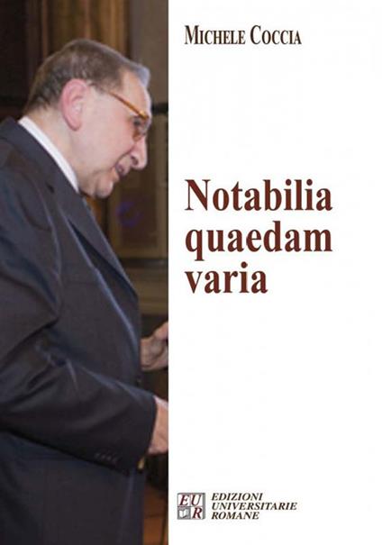 Notabilia quaedam varia - Michele Coccia - copertina