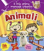 Animali. Il mio primo manuale creativo. Con adesivi. Ediz. illustrata
