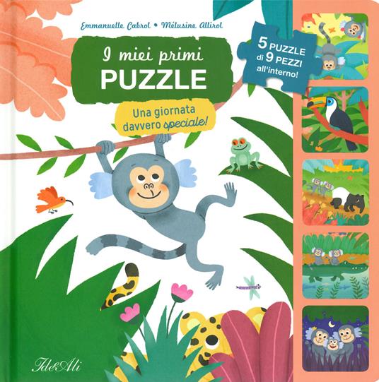 Una giornata davvero speciale! I miei primi puzzle. Ediz. a colori - Emmanuelle Cabrol,Mélusine Allirol - copertina
