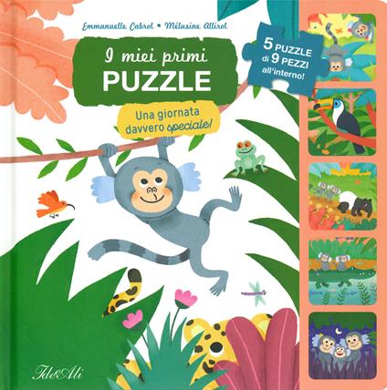 Una giornata davvero speciale! I miei primi puzzle. Ediz. a colori - Emmanuelle Cabrol,Mélusine Allirol - copertina