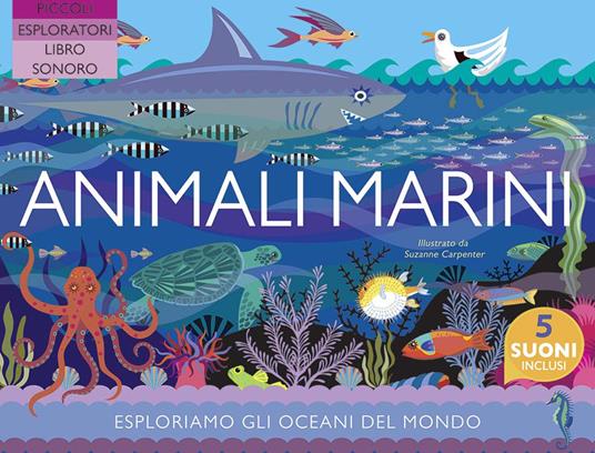 Animali marini. Ediz. a colori - Anne Rooney - copertina