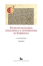 Studi di filologia, linguistica e letteratura in Sardegna