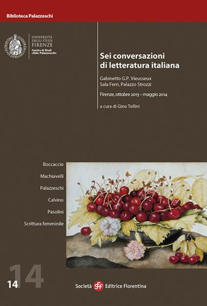 Sei conversazioni di letteratura italiana - copertina