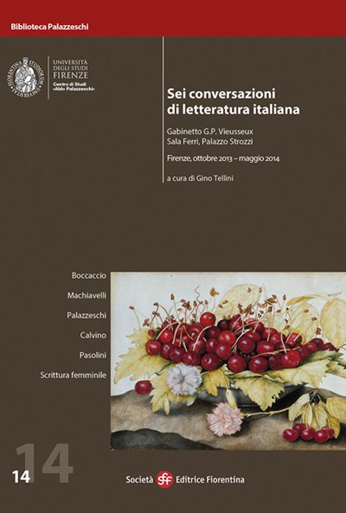 Sei conversazioni di letteratura italiana - copertina