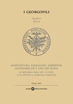 Agricoltura, paesaggio, ambiente, sostenibilità e uso dei suoli. La riforma dell'art. 9 cost. e la Politica Agricola Comune