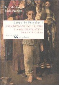 Condizioni politiche e amministrative della Sicilia - Leopoldo Franchetti - copertina