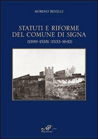 Statuti e riforme del comune di Sigma (1399-1528) (1533-1642) - Moreno Benelli - copertina