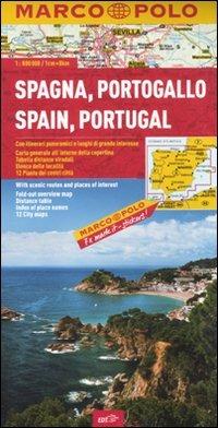 Spagna, Portogallo 1:800.000. Ediz. multilingue - copertina