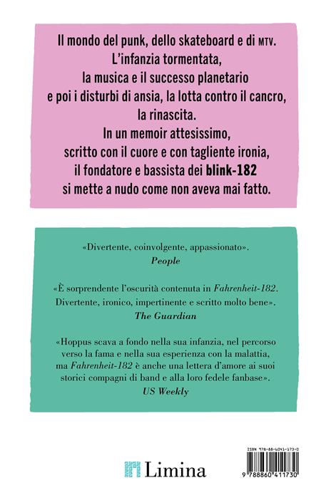 Fahrenheit-182. L'autobiografia del cantante, bassista e fondatore dei Blink-182 - Mark Hoppus - 2