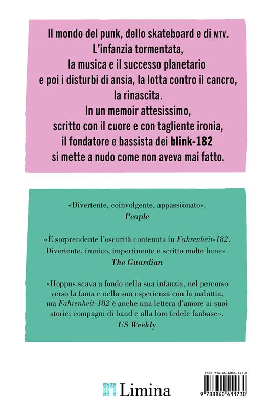 Fahrenheit-182. L'autobiografia del cantante, bassista e fondatore dei Blink-182 - Mark Hoppus - 2