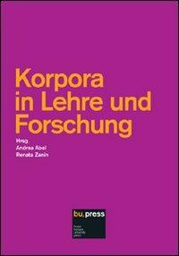 Korpora in Lehre und Forschung - copertina