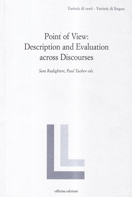 Point of view: description and evaluation across discourses - Sara Radigheri - copertina