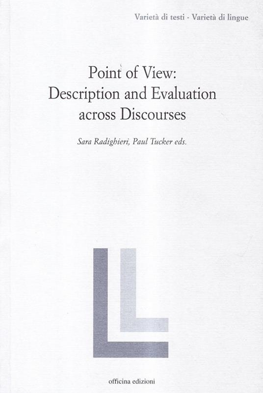 Point of view: description and evaluation across discourses - Sara Radigheri - copertina