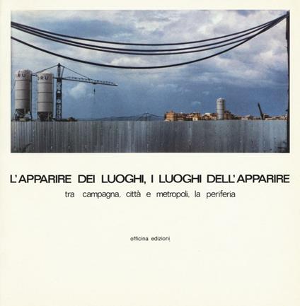 L'apparire dei luoghi, i luoghi dell'apparire - copertina