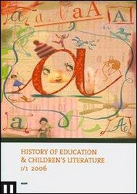 History of education & children's literature (2006). Vol. 1 - copertina