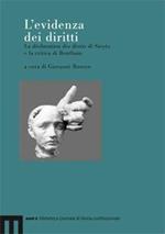 L'evidenza dei diritti. La déclaration des droits di Sieyès e la critica di Bentham
