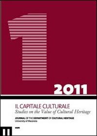 Il capitale culturale. Studies on the value of cultural heritage (2010). Vol. 1 - copertina