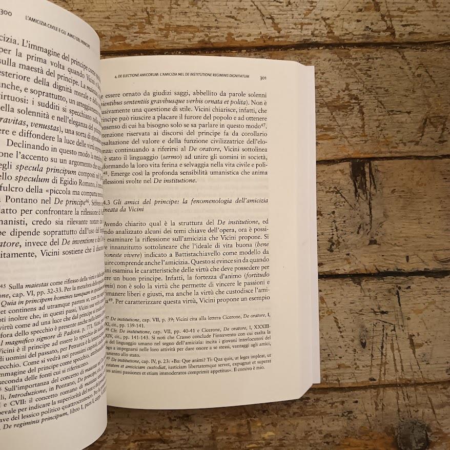L'amicizia civile e gli amici del principe. Lo spazio politico dell'amicizia nel pensiero del Quattrocento