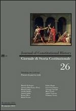 Giornale di storia costituzionale. Ediz. italiana e inglese. Vol. 26: Pensare la guerra civile-Thinking the civil war