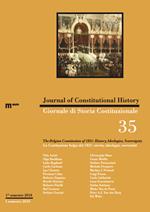 Giornale di storia Costituzionale-Journal of Constitutional history (2018). Vol. 35: La Costituzione belga del 1831: storia, ideologie, sovranità-The belgian Constitution of 1831: history, ideologies, sovereignty