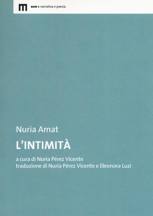 L'intimità - Nuria Amat - copertina