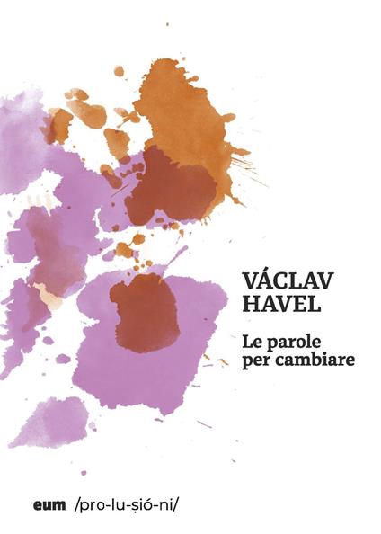 Le parole per cambiare - Vaclav Havel - copertina