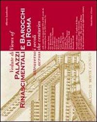 Vedute di palazzi rinascimentali e barocchi di Roma attraverso i secoli. Ediz. italiana e inglese. Vol. 2 - Alberto Lombardo - copertina