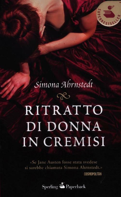 Ritratto di donna in cremisi - Simona Ahrnstedt - copertina
