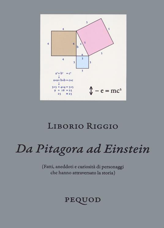 Da Pitagora a Einstein. (Fatti, aneddoti e curiosità di personaggi che hanno attraversato la storia) - Liborio Riggio - copertina