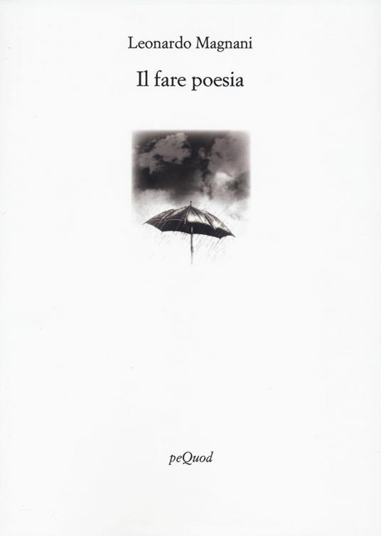 Il fare poesia - Leonardo Magnani - copertina