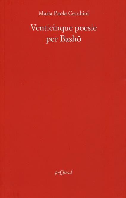 25 poesie per Basho - Maria Paola Cecchini - copertina
